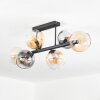 Koyoto Taklampa, kullampa Amber, Klart, Rökfärger, 6-ljuskällor