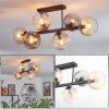 Koyoto Taklampa, kullampa Amber, Klart, Rökfärger, 6-ljuskällor