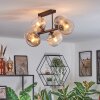 Koyoto Taklampa, kullampa Amber, Klart, Rökfärger, 6-ljuskällor