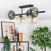 Koyoto Taklampa, kullampa Amber, Klart, Rökfärger, 5-ljuskällor