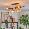 Koyoto Taklampa, kullampa Amber, Klart, 5-ljuskällor