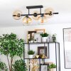 Koyoto Taklampa, kullampa Amber, Klart, 5-ljuskällor