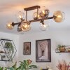 Koyoto Taklampa, kullampa Amber, Klart, Rökfärger, 8-ljuskällor