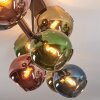 Koyoto Taklampa, kullampa Blå, Guld, Grön, Kopparfärg, 8-ljuskällor