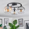 Koyoto Taklampa, kullampa Amber, Klart, Rökfärger, 3-ljuskällor