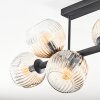 Ripoll Taklampa, kullampa Amber, Klart, 6-ljuskällor