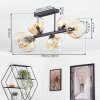 Ripoll Taklampa, kullampa Amber, Klart, 6-ljuskällor