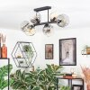 Ripoll Taklampa, kullampa Amber, Klart, Rökfärger, 6-ljuskällor