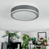 Salmi Taklampa, Panel LED Grått, Silver, 1-ljuskällor