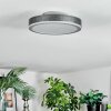 Salmi Taklampa, Panel LED Grått, Silver, 1-ljuskällor