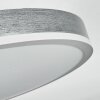 Salmi Taklampa, Panel LED Grått, Silver, 1-ljuskällor