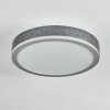 Salmi Taklampa, Panel LED Grått, Silver, 1-ljuskällor