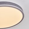 Salmi Taklampa, Panel LED Grått, Silver, 1-ljuskällor