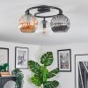 Ripoll Taklampa, kullampa Amber, Klart, Rökfärger, 3-ljuskällor