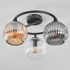 Ripoll Taklampa, kullampa Amber, Klart, Rökfärger, 3-ljuskällor