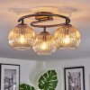 Ripoll Taklampa, kullampa Amber, Klart, 3-ljuskällor