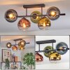 Koyoto Taklampa, kullampa Blå, Guld, Grön, Klart, Kopparfärg, 5-ljuskällor