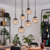 Gastor Pendellampa, kullampa, Pendelbelysning Svart, 6-ljuskällor