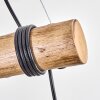 Ripoll Pendellampa, kullampa, Pendelbelysning Naturfärger, Svart, 4-ljuskällor