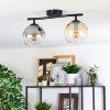 Koyoto Taklampa, kullampa Amber, Klart, Rökfärger, 2-ljuskällor