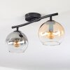 Koyoto Taklampa, kullampa Amber, Klart, Rökfärger, 2-ljuskällor