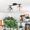 Koyoto Taklampa, kullampa Amber, Klart, Rökfärger, 2-ljuskällor