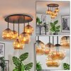 Ripoll Taklampa, kullampa Amber, 5-ljuskällor