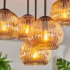 Ripoll Taklampa, kullampa Amber, 5-ljuskällor