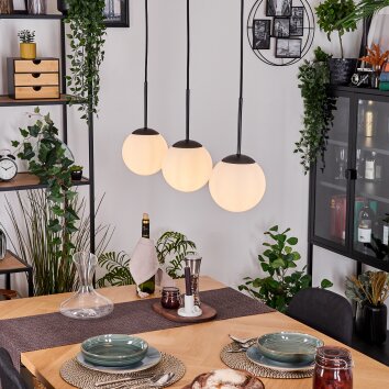Gastor Pendellampa, kullampa, Pendelbelysning Vit, 3-ljuskällor