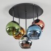 Koyoto Taklampa, kullampa 45 cm Blå, Krom, Guld, Grön, Kopparfärg, Rökfärger, 5-ljuskällor