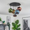 Koyoto Taklampa, kullampa 45 cm Blå, Krom, Guld, Grön, Kopparfärg, Rökfärger, 5-ljuskällor