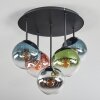Gastor Taklampa, kullampa 37 cm Blå, Krom, Grön, Klart, Kopparfärg, Rökfärger, 5-ljuskällor