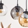Koyoto Pendellampa, kullampa, Pendelbelysning Naturfärger, Svart, 3-ljuskällor