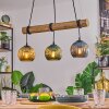 Koyoto Pendellampa, kullampa, Pendelbelysning Naturfärger, Svart, 3-ljuskällor