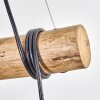 Ripoll Pendellampa, kullampa, Pendelbelysning Naturfärger, Svart, 3-ljuskällor