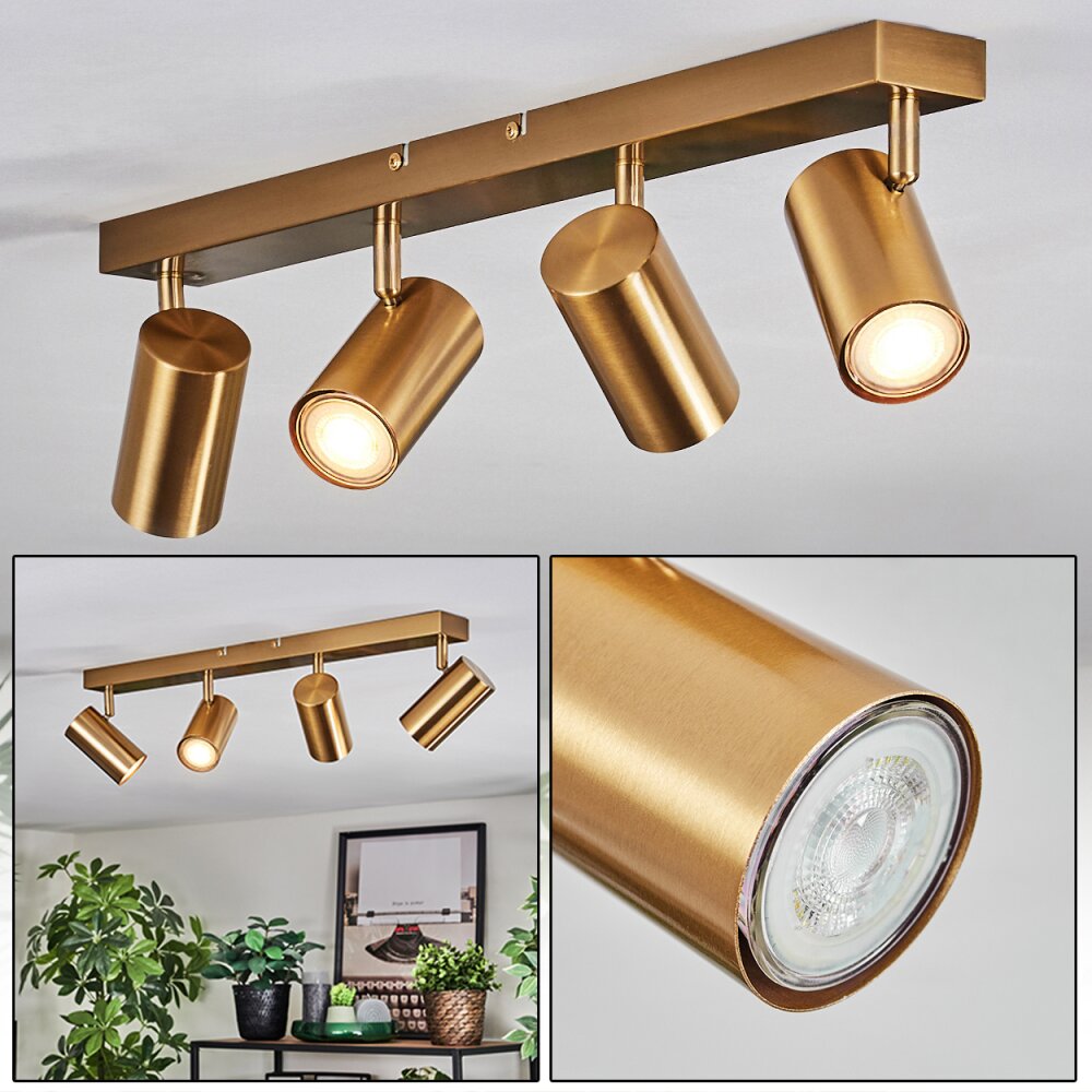 Javel Taklampa, Takstrålkastare Guld, 4-ljuskällor main product photo