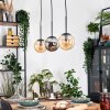 Gastor Pendellampa, kullampa, Pendelbelysning Amber, Rökfärger, 3-ljuskällor
