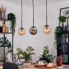 Gastor Pendellampa, kullampa, Pendelbelysning Amber, Rökfärger, 3-ljuskällor