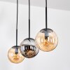 Gastor Pendellampa, kullampa, Pendelbelysning Amber, Rökfärger, 3-ljuskällor