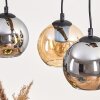 Koyoto Pendellampa, kullampa, Pendelbelysning Naturfärger, Svart, 3-ljuskällor