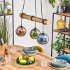 Koyoto Pendellampa, kullampa, Pendelbelysning Naturfärger, Svart, 3-ljuskällor