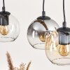 Koyoto Pendellampa, kullampa, Pendelbelysning Naturfärger, Svart, 3-ljuskällor