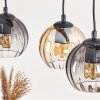 Koyoto Pendellampa, kullampa, Pendelbelysning Naturfärger, Svart, 3-ljuskällor