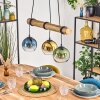 Koyoto Pendellampa, kullampa, Pendelbelysning Naturfärger, Svart, 3-ljuskällor