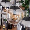 Gastor Pendellampa, kullampa, Pendelbelysning Amber, Klart, Rökfärger, 3-ljuskällor