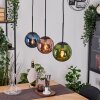 Gastor Pendellampa, kullampa, Pendelbelysning Blå, Grön, Kopparfärg, 3-ljuskällor