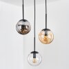 Gastor Pendellampa, kullampa, Pendelbelysning Amber, Klart, Rökfärger, 3-ljuskällor