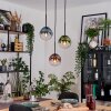 Gastor Pendellampa, kullampa, Pendelbelysning Blå, Grön, Klart, Kopparfärg, 3-ljuskällor