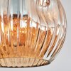 Ripoll Taklampa, kullampa Amber, 3-ljuskällor