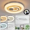Rarel Taklampa LED Silver, Vit, 1-ljuskällor